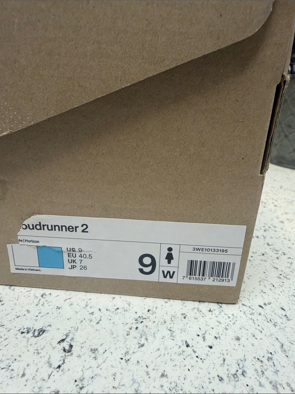 On Cloud Womens Lightweight White and Blue Sneakers NEVER worn brand new! - Picture 7 of 7